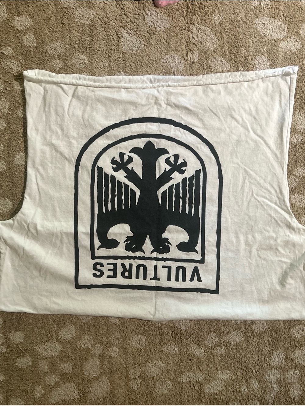 YEEZY Vultures Graphic  Tee - Black on White